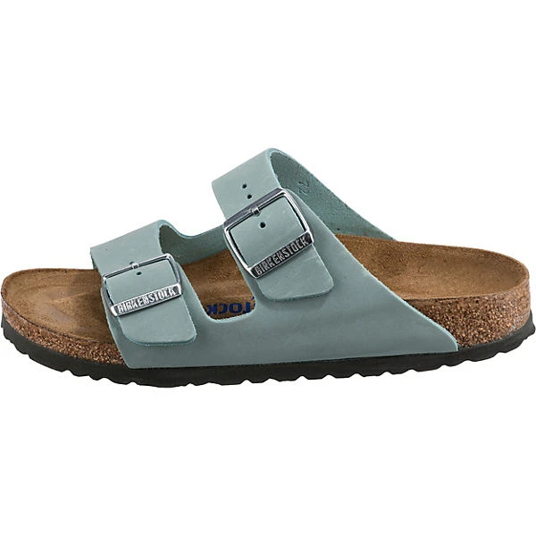 Birkenstock Arizona Weichbettung Nubukleder Pantoletten Schmal 5 Birkenstock Arizona Weichbettung Nubukleder Pantoletten Schmal – Bild 3