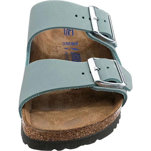 Birkenstock Arizona Weichbettung Nubukleder Pantoletten Schmal 6 Birkenstock Arizona Weichbettung Nubukleder Pantoletten Schmal – Bild 4