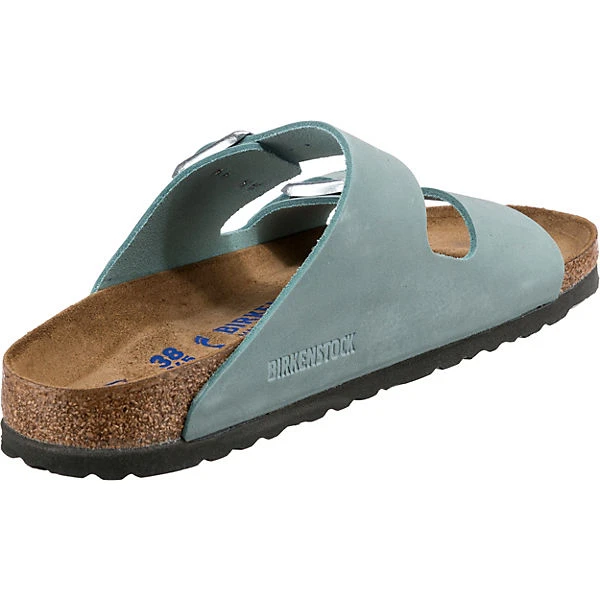 Birkenstock Arizona Weichbettung Nubukleder Pantoletten Schmal 7 Birkenstock Arizona Weichbettung Nubukleder Pantoletten Schmal – Bild 5