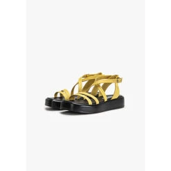Inuovo Sandalen Riemchensandaletten - Gelb -Mode-Sandalen-Shop 21856684 03