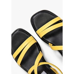 Inuovo Sandalen Riemchensandaletten - Gelb -Mode-Sandalen-Shop 21856684 07