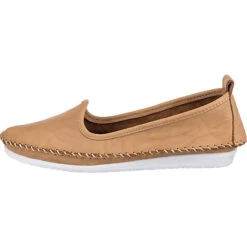 Andrea Conti Sportliche Slipper - Camel 11 Andrea Conti Sportliche Slipper - Camel -Mode-Sandalen-Shop 21878207 03