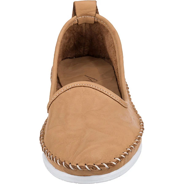 Andrea Conti Sportliche Slipper - Camel 6 Andrea Conti Sportliche Slipper - Camel – Bild 4