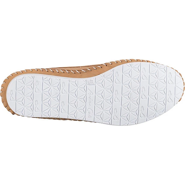 Andrea Conti Sportliche Slipper - Camel 9 Andrea Conti Sportliche Slipper - Camel – Bild 7