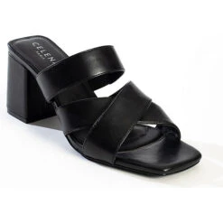 Peeptoe-Heels CONNIE SCHWARZ Schaftsandaletten -Mode-Sandalen-Shop 22053665 02