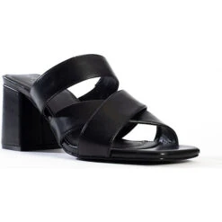 Peeptoe-Heels CONNIE SCHWARZ Schaftsandaletten -Mode-Sandalen-Shop 22053665 03