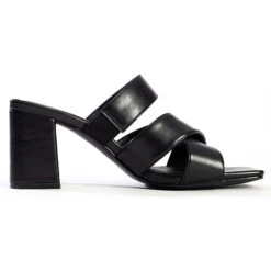 Peeptoe-Heels CONNIE SCHWARZ Schaftsandaletten -Mode-Sandalen-Shop 22053665 06