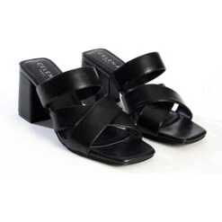 Peeptoe-Heels CONNIE SCHWARZ Schaftsandaletten -Mode-Sandalen-Shop 22053665 08