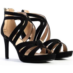 High Heels CHERRY Schaftsandaletten - Schwarz -Mode-Sandalen-Shop 22054463 07