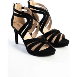 High Heels CHERRY Schaftsandaletten - Schwarz -Mode-Sandalen-Shop 22054463 08