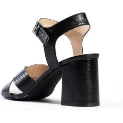 Sandalen Mit Eckigem Absatz CORDELIA Schaftsandaletten - Schwarz -Mode-Sandalen-Shop 22054578 05