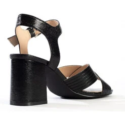 Sandalen Mit Eckigem Absatz CORDELIA Schaftsandaletten - Schwarz -Mode-Sandalen-Shop 22054578 06