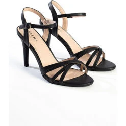 Offene High Heels CIARA Schaftsandaletten - Schwarz -Mode-Sandalen-Shop 22056548 03