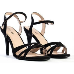 Offene High Heels CIARA Schaftsandaletten - Schwarz -Mode-Sandalen-Shop 22056548 10