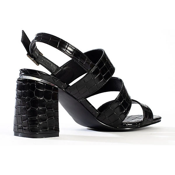 Sandalen Mit Eckigem Absatz CHARIS BASICS Schaftsandaletten 7 Sandalen Mit Eckigem Absatz CHARIS BASICS Schaftsandaletten – Bild 5