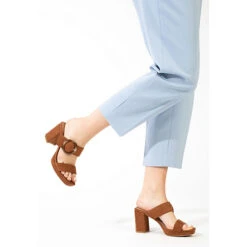 Peeptoe-Absätze CHAYA Schaftsandaletten -Mode-Sandalen-Shop 22058631 03