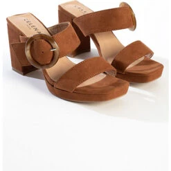 Peeptoe-Absätze CHAYA Schaftsandaletten -Mode-Sandalen-Shop 22058631 11