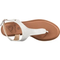 Metallic Riemen T-Steg-Sandalen -Mode-Sandalen-Shop 22106315 06