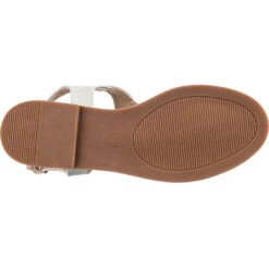 Metallic Riemen T-Steg-Sandalen -Mode-Sandalen-Shop 22106315 07