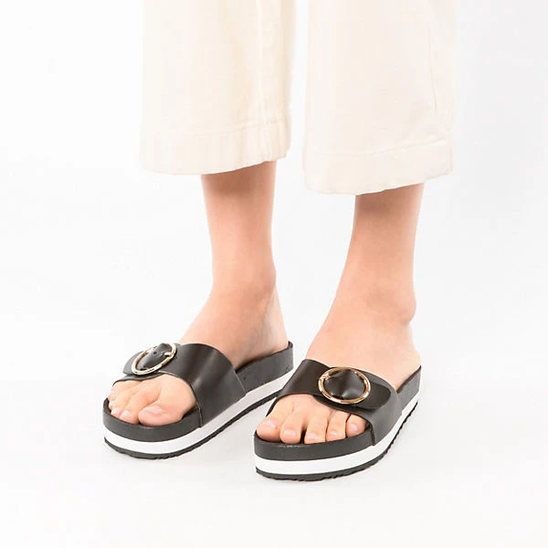 Comfort Slide Badelatschen - Schwarz 4 Comfort Slide Badelatschen - Schwarz – Bild 2