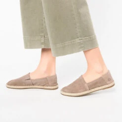 Leather Fashion Bast Espadrilles -Mode-Sandalen-Shop 22173304 02