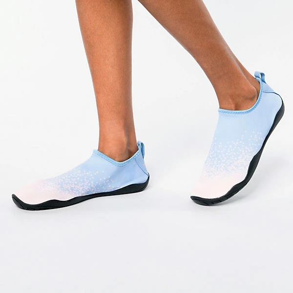 Frey-flex Lite 1.0 Sportliche Slipper Badeschuh Barfußschuhe - Rosa/blau 4 Frey-flex Lite 1.0 Sportliche Slipper Badeschuh Barfußschuhe - Rosa/blau – Bild 2