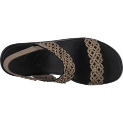 Skechers Rumble On Sassy Dayz Keilsandaletten - Taupe -Mode-Sandalen-Shop 22534115 06