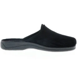 Herren Hausschuhe Cord-Optik Schwarz - Schwarz 14 Herren Hausschuhe Cord-Optik Schwarz - Schwarz -Mode-Sandalen-Shop 22775847 06