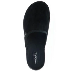 Herren Hausschuhe Cord-Optik Schwarz - Schwarz 15 Herren Hausschuhe Cord-Optik Schwarz - Schwarz -Mode-Sandalen-Shop 22775847 07