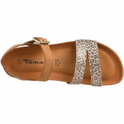 Tamaris Riemchensandalen - Cognac -Mode-Sandalen-Shop 22903001 04