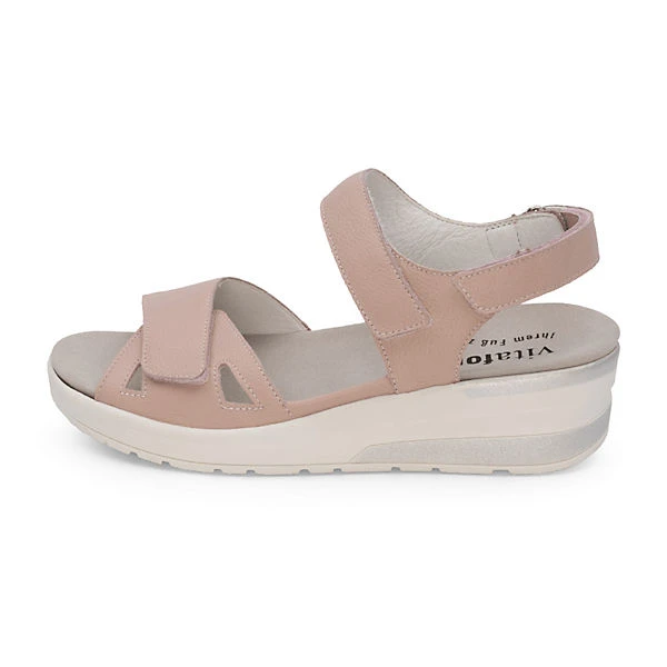 Damen Sandaletten Mit Absatz - Sandalen Damen Klettverschluss - Sommerschuh Damen Mit Keilabsatz - Damenschuhe Sandaletten Leder Damen Sandalette Leder 4 Damen Sandaletten Mit Absatz - Sandalen Damen Klettverschluss - Sommerschuh Damen Mit Keilabsatz - Damenschuhe Sandaletten Leder Damen Sandalette Leder – Bild 2
