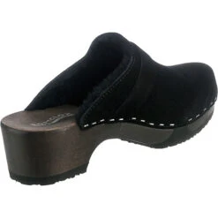 Taira Lammfell Clogs - Schwarz -Mode-Sandalen-Shop 23060332 05