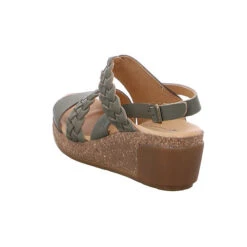 El Naturalista Leaves Keilsandaletten - Khaki -Mode-Sandalen-Shop 23067881 03