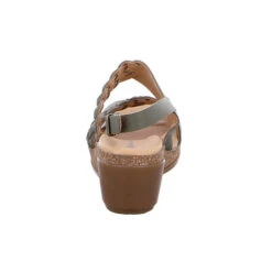 El Naturalista Leaves Keilsandaletten - Khaki -Mode-Sandalen-Shop 23067881 04