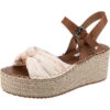 Pepe Jeans Witney Knot Plateau-Sandaletten - Apricot -Mode-Sandalen-Shop 23077449 01