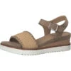 S.Oliver Sandalen Schaftsandaletten - Taupe -Mode-Sandalen-Shop 23293043 01
