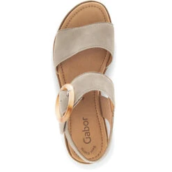 Gabor Sandalen Riemchensandaletten - Dunkelgrün -Mode-Sandalen-Shop 23333386 06