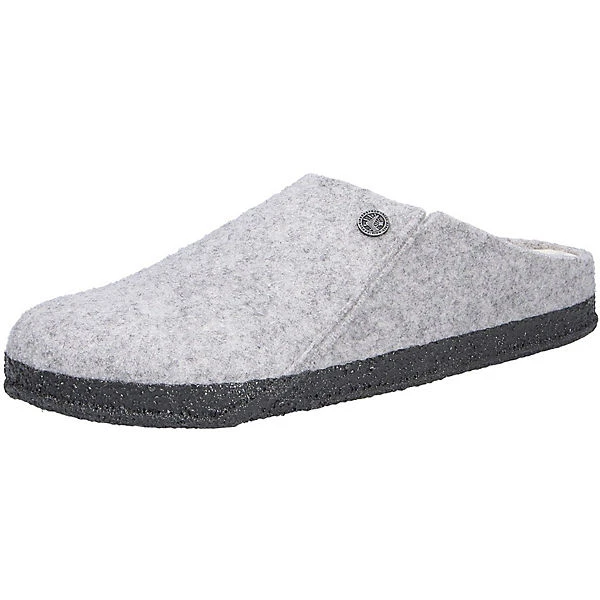 Birkenstock Zermatt Lammfell Wollfilz Pantoletten Normal - Hellgrau 3 Birkenstock Zermatt Lammfell Wollfilz Pantoletten Normal - Hellgrau