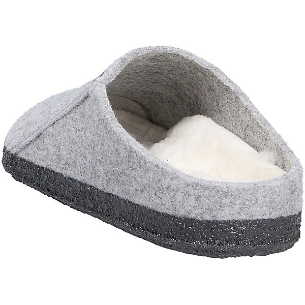 Birkenstock Zermatt Lammfell Wollfilz Pantoletten Normal - Hellgrau 5 Birkenstock Zermatt Lammfell Wollfilz Pantoletten Normal - Hellgrau – Bild 3