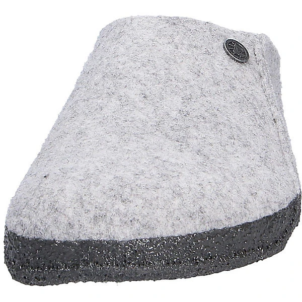 Birkenstock Zermatt Lammfell Wollfilz Pantoletten Normal - Hellgrau 8 Birkenstock Zermatt Lammfell Wollfilz Pantoletten Normal - Hellgrau – Bild 6