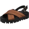 Inuovo Plateau-Sandaletten - Braun/schwarz -Mode-Sandalen-Shop 23401824 01