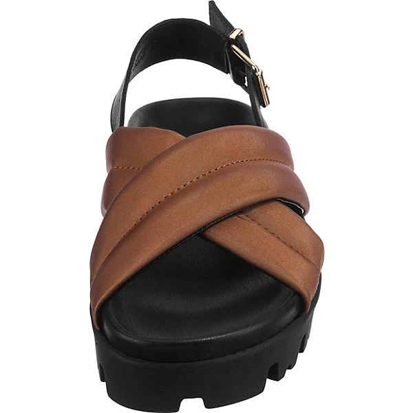 Inuovo Plateau-Sandaletten - Braun/schwarz 6 Inuovo Plateau-Sandaletten - Braun/schwarz – Bild 4