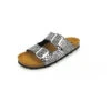 Pantolette Komfort-Pantoletten - Silber -Mode-Sandalen-Shop 23426846 01