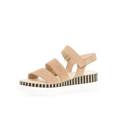 Gabor Plateau Sandale Plateau-Sandaletten - Beige