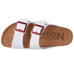 GEOGRAPHICAL NORWAY Badelatschen Sandalias Bios Doble Hebilla GNW20417-17 Badelatschen - Weiß 8 GEOGRAPHICAL NORWAY Badelatschen Sandalias Bios Doble Hebilla GNW20417-17 Badelatschen - Weiß -Mode-Sandalen-Shop 24291329 03