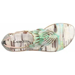 Laura Vita Sandalen Schaftsandaletten - Grün/blau -Mode-Sandalen-Shop 24300626 03