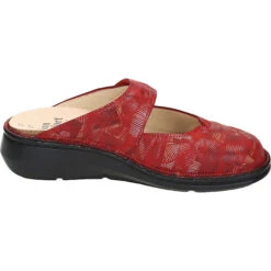 Finn Comfort Pantoletten Roseau Komfort-Pantoletten - Rot -Mode-Sandalen-Shop 24324190 04