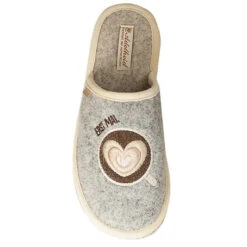 Erst Mal Kaffee Filzpantoffel - Grau 11 Erst Mal Kaffee Filzpantoffel - Grau -Mode-Sandalen-Shop 24513439 03