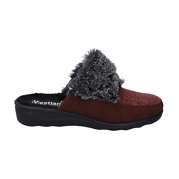 Westland Nice 107 | Hausschuh Für Damen | Rot Nice 107, Bordo-kombi Pantoffeln - Bordeaux 4 Westland Nice 107 | Hausschuh Für Damen | Rot Nice 107, Bordo-kombi Pantoffeln - Bordeaux – Bild 2