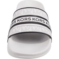 Michael Kors Gilmore Badelatschen - Weiß 12 Michael Kors Gilmore Badelatschen - Weiß -Mode-Sandalen-Shop 24634561 04